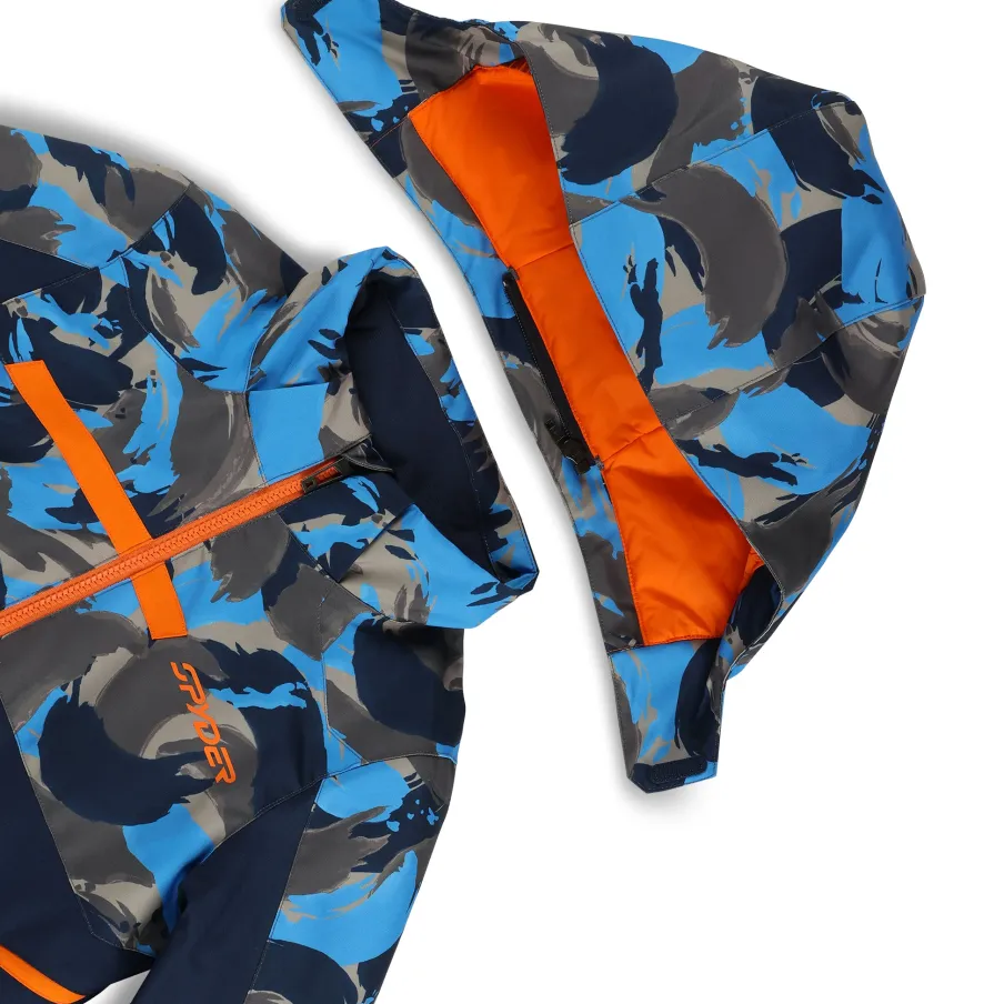 Kids Spyder Boys Challenger - Camouflage Aether Blue