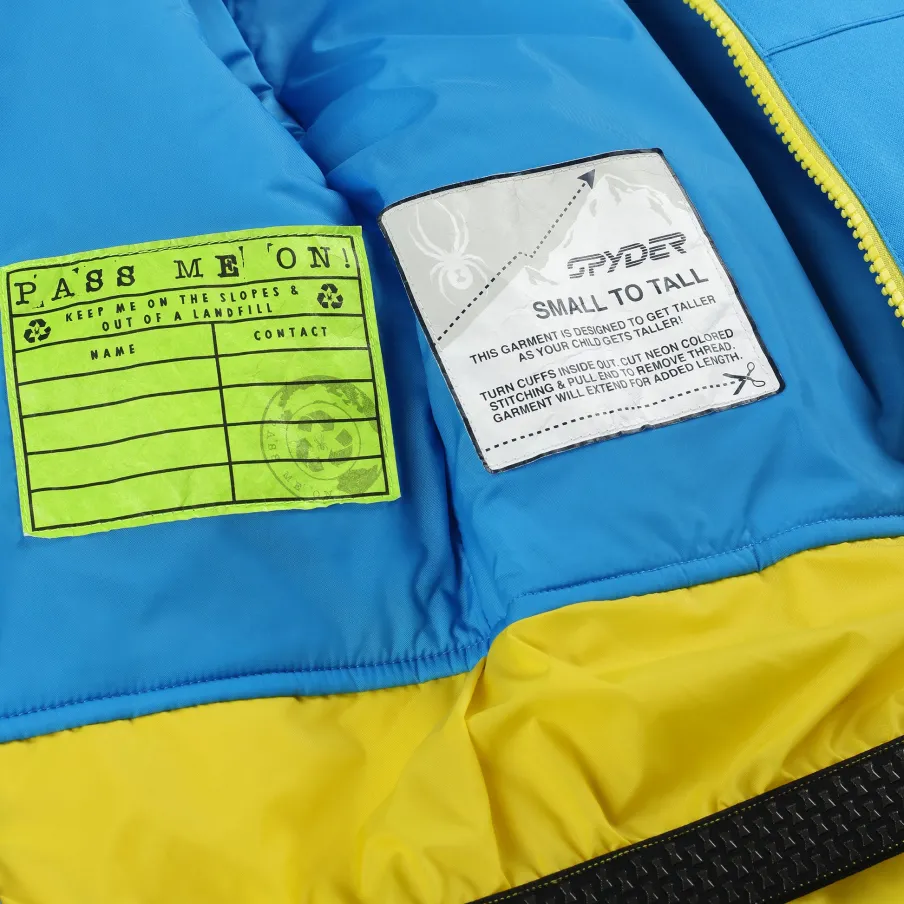 Kids Spyder Boys Challenger - Yeti Camo Aether Blue