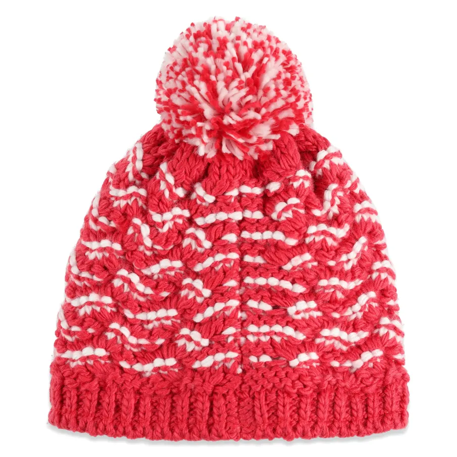 Kids Spyder Girls Brrr Berry Pom - Prism Pink