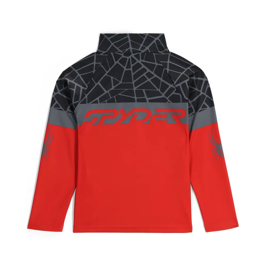 Kids Spyder Little Boys Bug Half Zip - Red