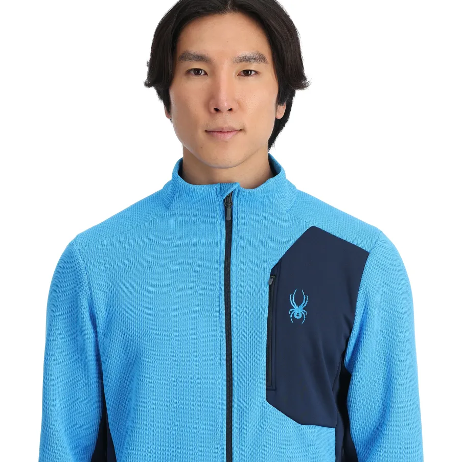 Spyder Mens Bandit Full Zip - Aether Blue