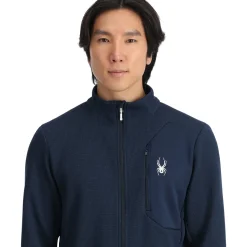 Spyder Mens Bandit Full Zip - True Navy