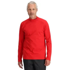 Spyder Mens Castle Mock Crew - Red