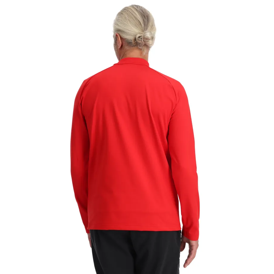 Spyder Mens Castle Mock Crew - Red