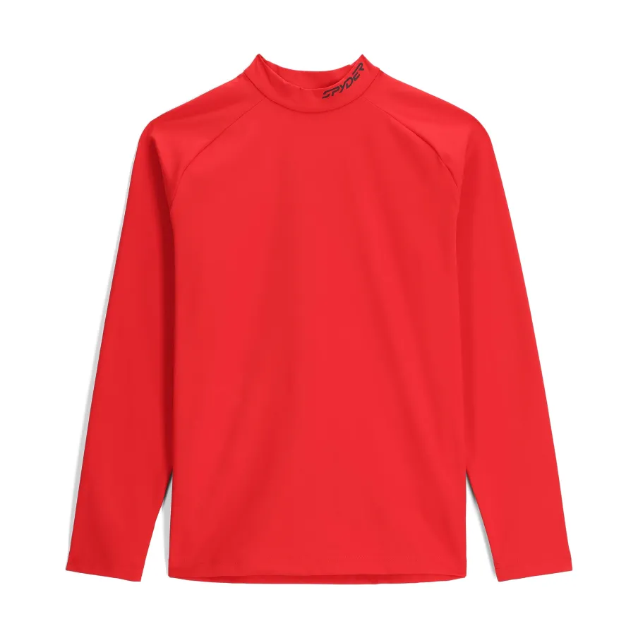 Spyder Mens Castle Mock Crew - Red