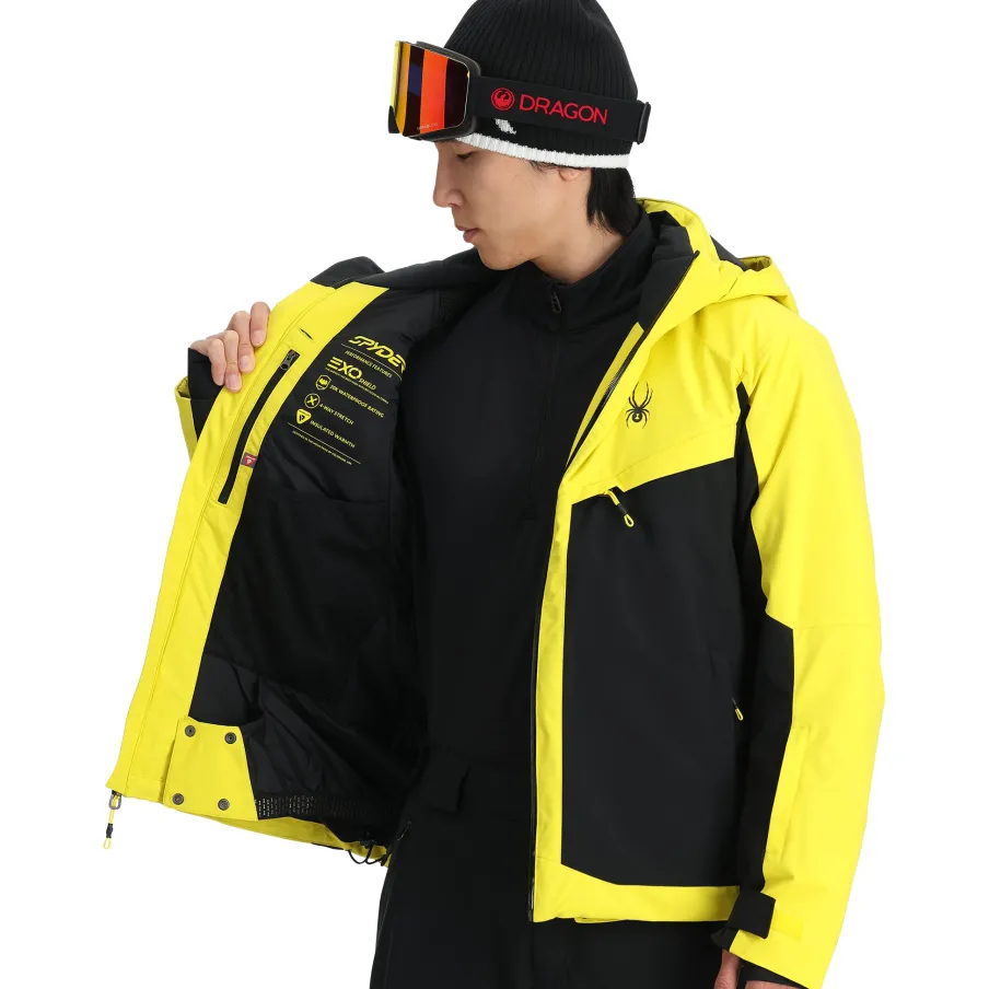 Spyder Mens Copper - Acid Yellow