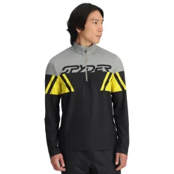 Spyder Mens Podium Half Zip - Acid Yellow