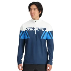 Spyder Mens Podium Half Zip - True Navy
