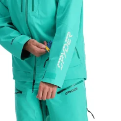 Spyder Mens Sanction - Teal Green