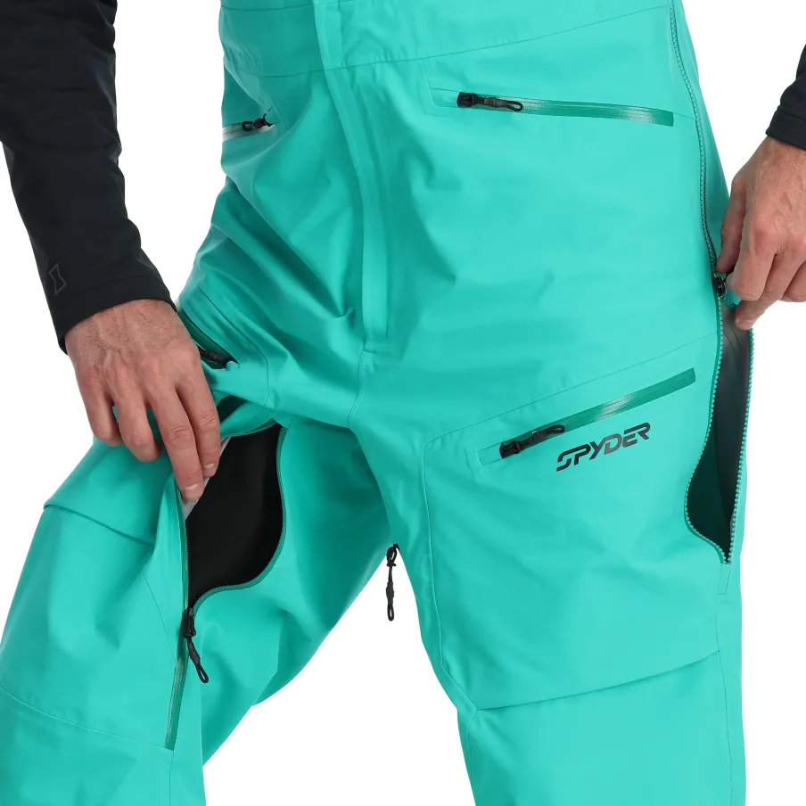 Spyder Mens Sanction Bib - Teal Green