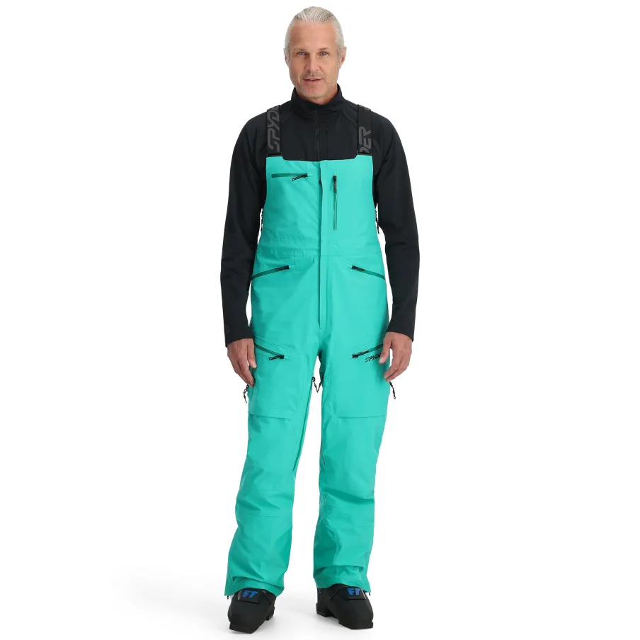 Spyder Mens Sanction Bib - Teal Green