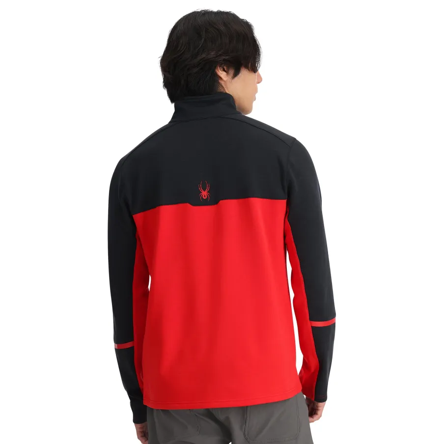 Spyder Mens Speed Fleece Half Zip - Red