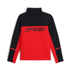 Spyder Mens Speed Fleece Half Zip - Red