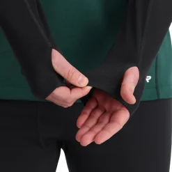 Spyder Mens Stretch Charger Crew - Cypress Green