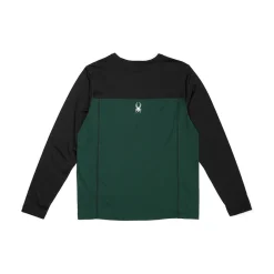 Spyder Mens Stretch Charger Crew - Cypress Green