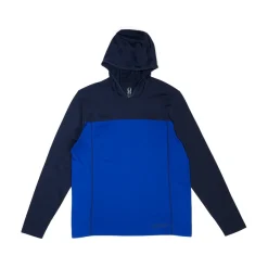 Spyder Mens Stretch Charger Hoodie - Electric Blue