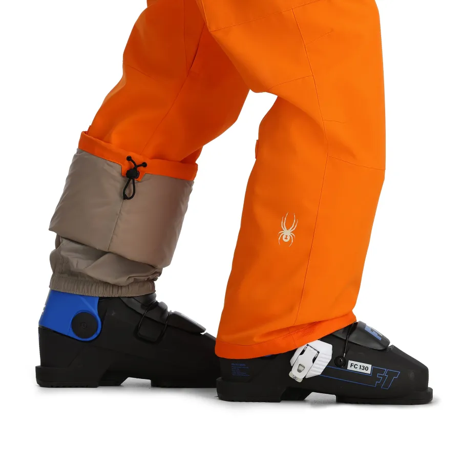 Spyder Mens Terrain Bib - Orange Shock
