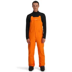 Spyder Mens Terrain Bib - Orange Shock