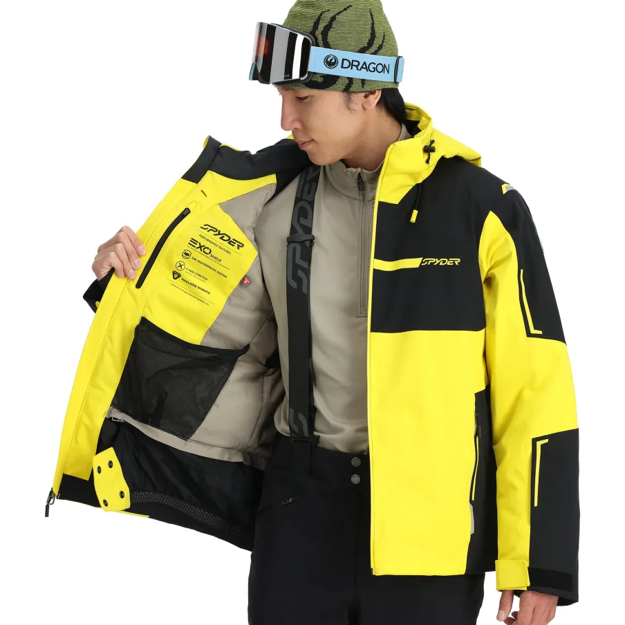 Spyder Mens Titan - Acid Yellow