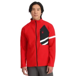 Spyder Mens Wengen Bandit Full Zip - Red