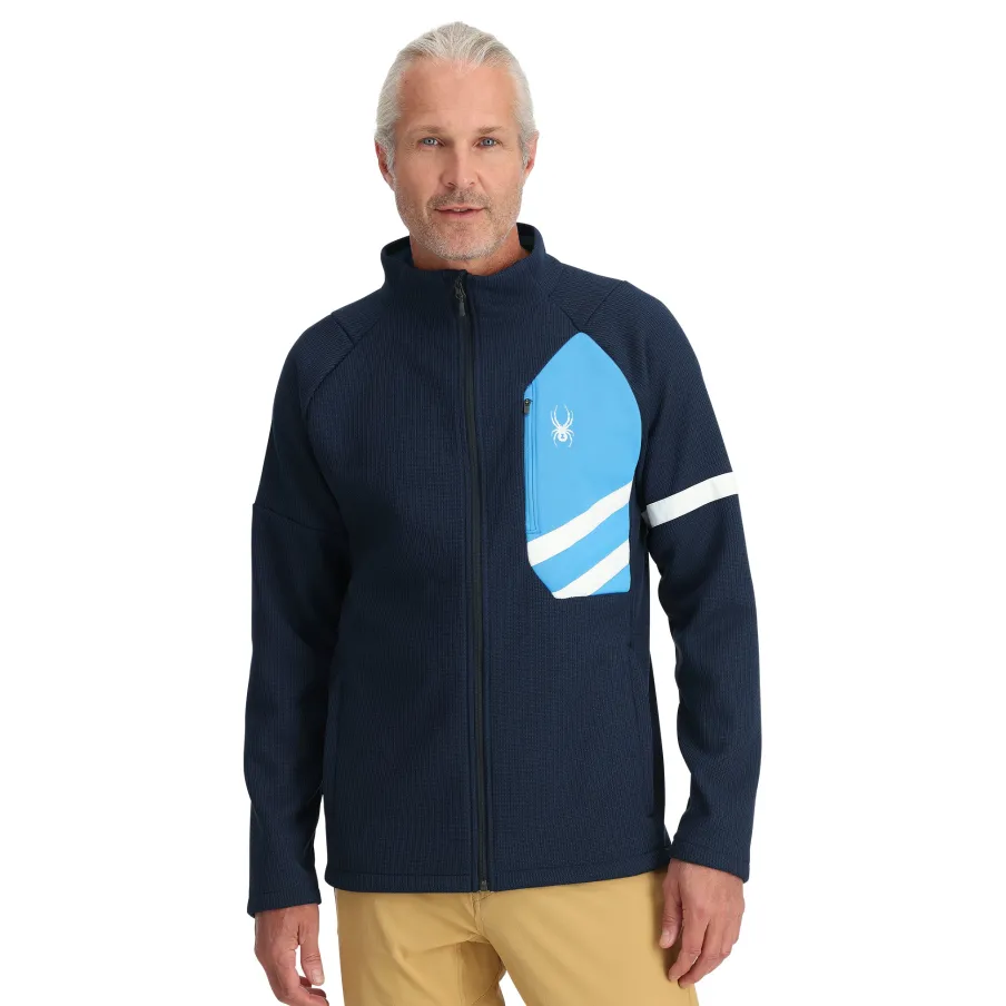 Spyder Mens Wengen Bandit Full Zip - True Navy