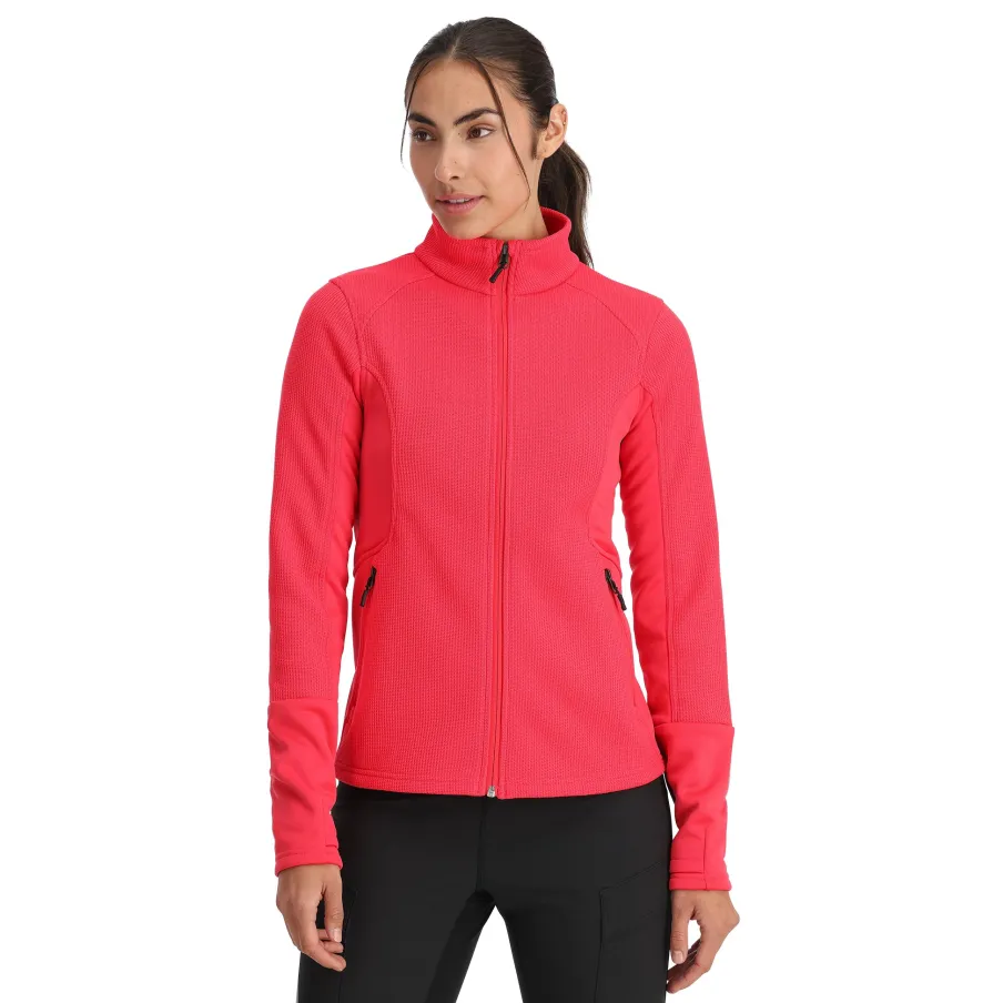 Women Spyder Womens Bandita Full Zip - Prism Pink