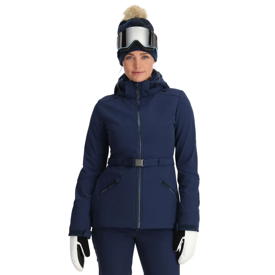 Women Spyder Womens Glacial Softshell - True Navy