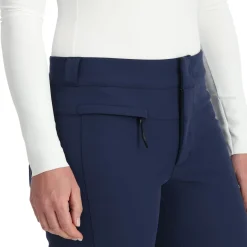 Women Spyder Womens Orb Softshell Pants - True Navy