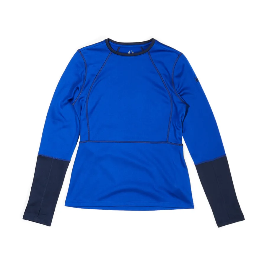 Women Spyder Womens Stretch Charger Crew - Electric Blue