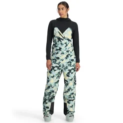 Women Spyder Womens Terrain Bib - Tie Dye Vanilla Latte